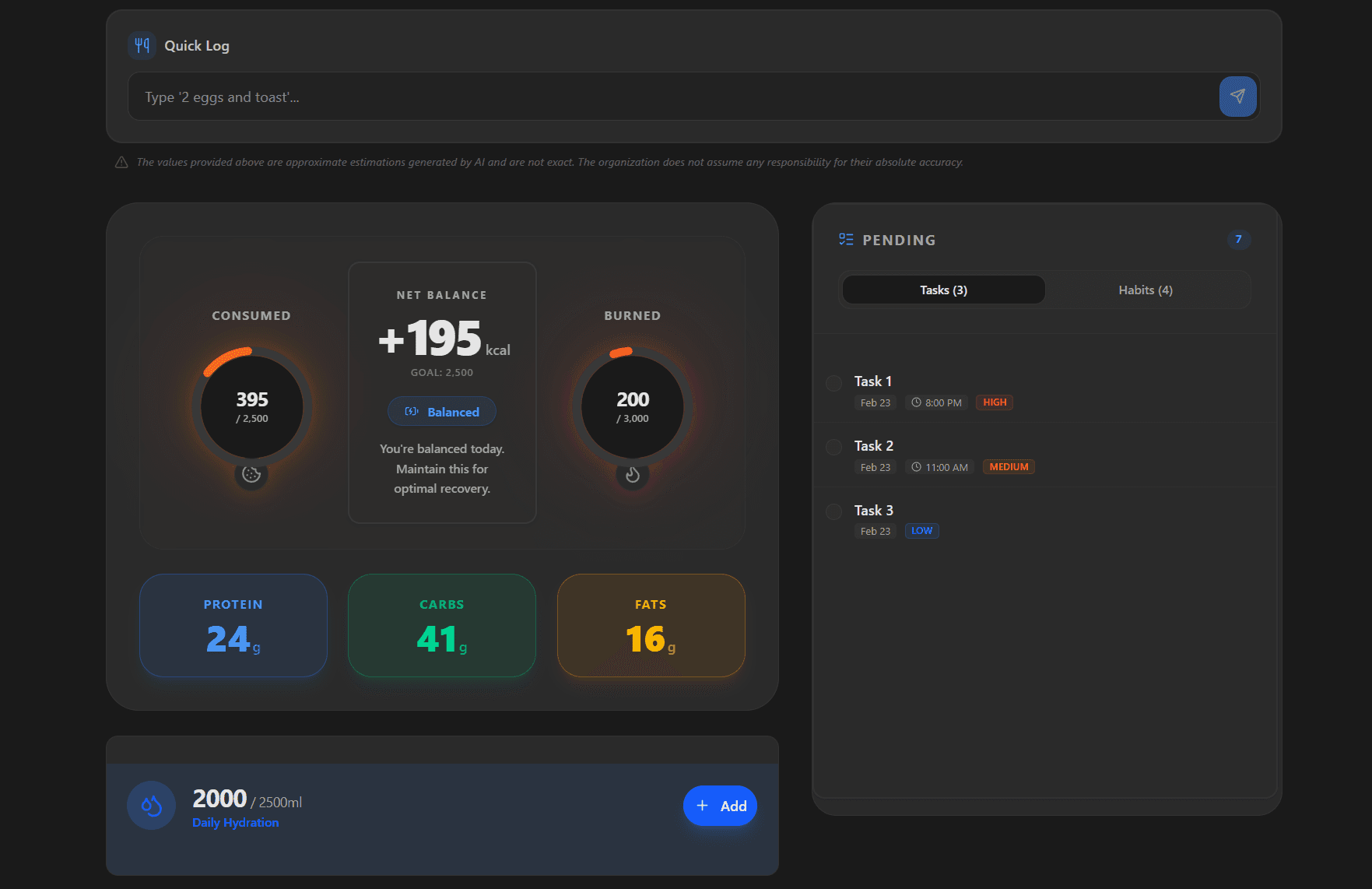 Command Center - Main Overview