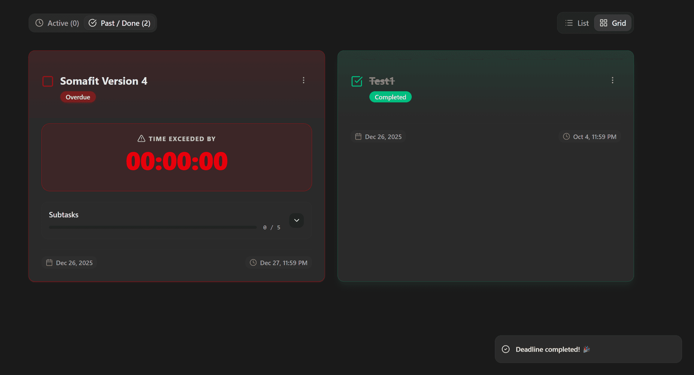 Deadline Manager - Countdown Timers